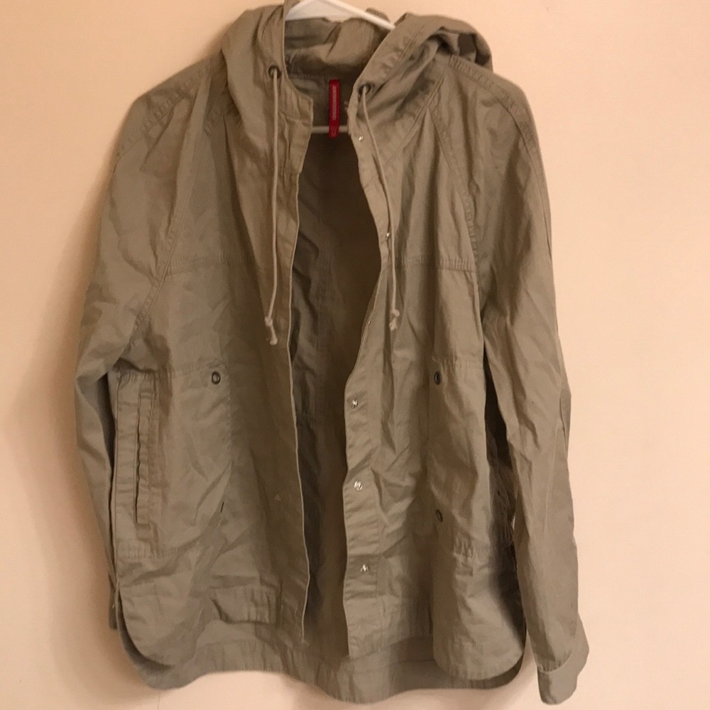 NWOT Khaki/tan utility jacket, lightweight